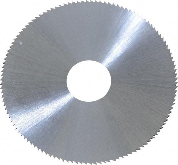 Controx - 2-1/2" Diam x 0.025" Blade Thickness x 5/8" Arbor Hole Diam, 120 Tooth Slitting & Slotting Saw - Arbor Connection, Right Hand, Uncoated, M2 High Speed Steel, Concave Ground - Apex Tool & Supply