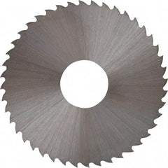 Controx - 1-3/4" Diam x 0.02" Blade Thickness x 1/2" Arbor Hole Diam, 44 Tooth Slitting and Slotting Saw - Arbor Connection, Right Hand, Uncoated, High Speed Steel, 15° Rake, Concave Ground - Apex Tool & Supply