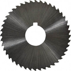 Controx - 1-3/4" Diam x 0.04" Blade Thickness x 1/2" Arbor Hole Diam, 44 Tooth Slitting and Slotting Saw - Arbor Connection, Right Hand, Uncoated, Cobalt, 15° Rake, Concave Ground, Contains Keyway - Apex Tool & Supply