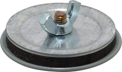 Cooper B-Line - 1" Conduit, 4, 12, 13, 3R NEMA Rated, Electrical Enclosure Steel Hole Seal - ANSI 61/UL Listed, Includes Oil-Resistant Gasket, Plated Stud & Wing Nut - Apex Tool & Supply