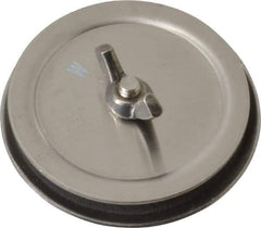 Cooper B-Line - 1-1/4" Conduit, 4X NEMA Rated, Electrical Enclosure Stainless Steel Hole Seal - UL Listed, Includes Oil-Resistant Gasket, Plated Stud & Wing Nut - Apex Tool & Supply