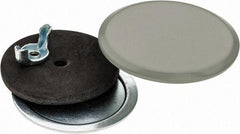 Cooper B-Line - 1-1/2" Conduit, 4, 12, 13, 3R NEMA Rated, Electrical Enclosure Steel Hole Seal - ANSI 61/UL Listed, Includes Oil-Resistant Gasket, Plated Stud & Wing Nut - Apex Tool & Supply