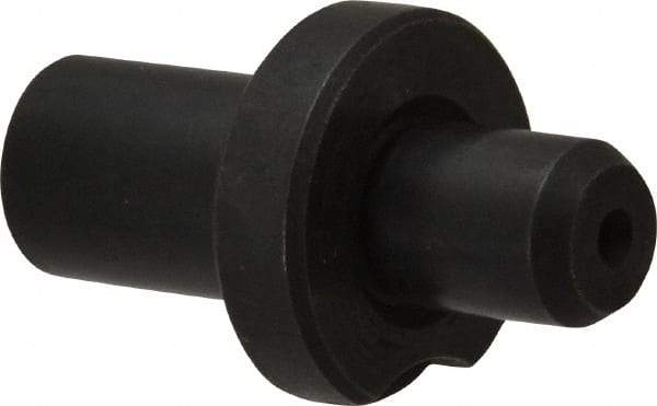 Gibraltar - 0.4053" Nose Diam, 1/2" Nose Length, 7/8" Collar Diam, Slip Fit Round Straight Locating Pin - Low Carbon Steel, 1/2" Tail Diam, 1-1/2" OAL, +0.0000" Tolerance - Apex Tool & Supply