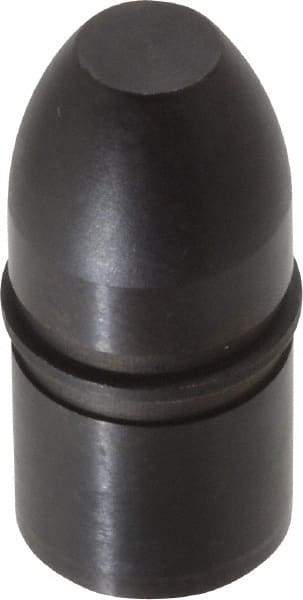 Gibraltar - 0.4999" Nose Diam, 0.187" Nose Length, 0.532" Collar Diam, Bullet Straight Locating Pin - Steel, 0.5017" Tail Diam, 1/2" Tail Length, 1.094" OAL, +0.0000" Tolerance - Apex Tool & Supply