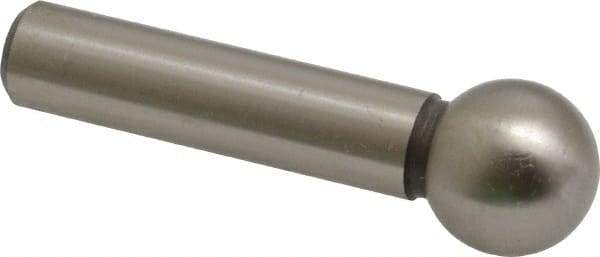 Gibraltar - 1/2" Ball Diam, 5/16" Shank Diam, Steel Inspection Tooling Ball - Slip-Fit Shank, 1-1/2" Ball Center to Shank Bottom - Apex Tool & Supply