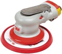 3M - 12,000 OPM, 17 CFM Air Consumption, 90 psi Air Pressure, Palm Air Orbital Sander - Round Pad, - Apex Tool & Supply