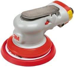 3M - 12,000 OPM, 17 CFM Air Consumption, 90 psi Air Pressure, Palm Air Orbital Sander - Round Pad, - Apex Tool & Supply