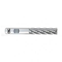 5/8 x 5/8 x 2-1/2 x 4-5/8 4Fl Square VC10 End Mill - Bright - Apex Tool & Supply