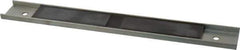 Eclipse - 15 Max Pull Force Lb, 12" Long x 1-1/2" Wide x 11/32" Thick, Rectangular Channel, Ceramic Fixture Magnet - 212°F Max Operating Temp, 0.01" Mounting Hole Diam, Stainless Steel Housing - Apex Tool & Supply