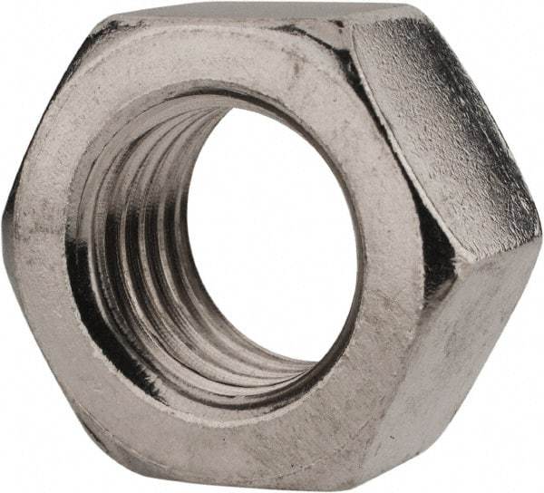 Value Collection - M20x2.50 Metric Coarse Stainless Steel Right Hand Hex Nut - 30mm Across Flats, 16mm High, Uncoated - Apex Tool & Supply
