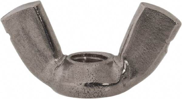 Value Collection - M4x0.70 Metric Coarse, Stainless Steel Standard Wing Nut - Grade 316, Austenitic Grade A4, 17.6mm Wing Span, 8.6mm Wing Span - Apex Tool & Supply