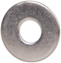 Value Collection - M5 Screw, Grade 18-8 Stainless Steel Fender Flat Washer - 5.3mm ID x 15mm OD, Plain Finish - Apex Tool & Supply