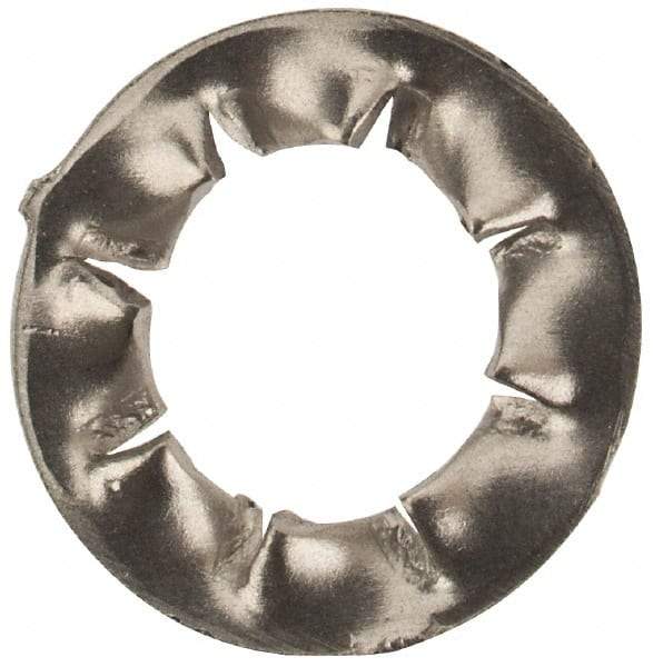 Value Collection - M5 Screw, 5.3mm ID, Stainless Steel Internal Tooth Lock Washer - 10mm OD, Uncoated, Grade 18-8 & Austenitic A2 - Apex Tool & Supply