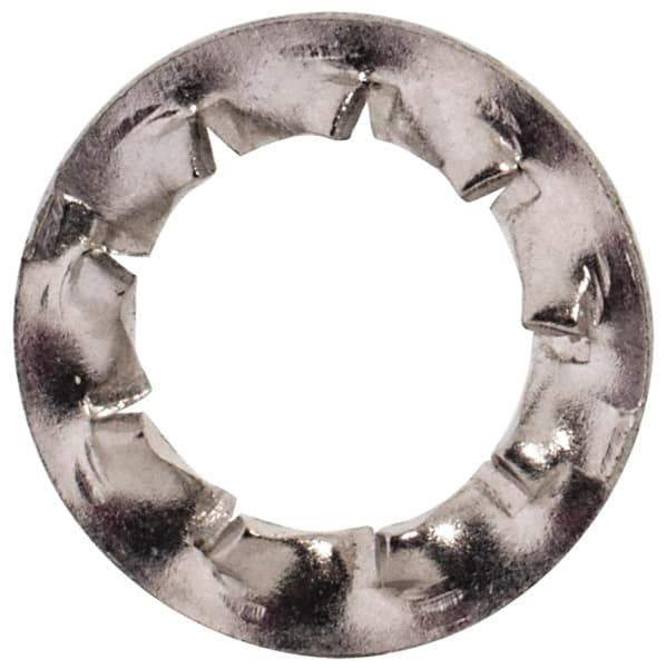 Value Collection - M6 Screw, 6.4mm ID, Stainless Steel Internal Tooth Lock Washer - 11mm OD, Uncoated, Grade 18-8 & Austenitic A2 - Apex Tool & Supply