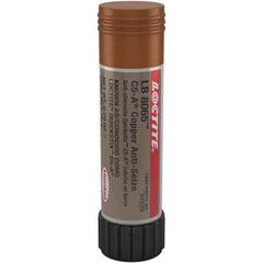 Loctite - 20 Gram Stick High Temperature Anti-Seize Lubricant - Copper, -20 to 1,800°F, Copper Colored, Water Resistant - Apex Tool & Supply