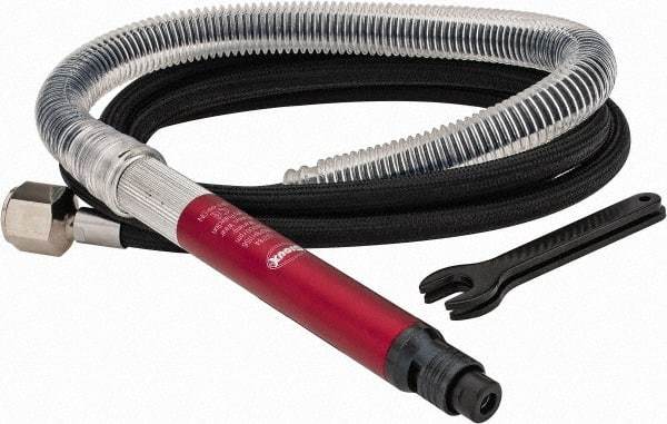 Sioux Tools - 1/8" Collet, Straight Handle, Straight Air Die Grinder - 54,000 RPM, Remote Exhaust, 16.8 CFM, 0.1 hp, 6.21 bar - Apex Tool & Supply