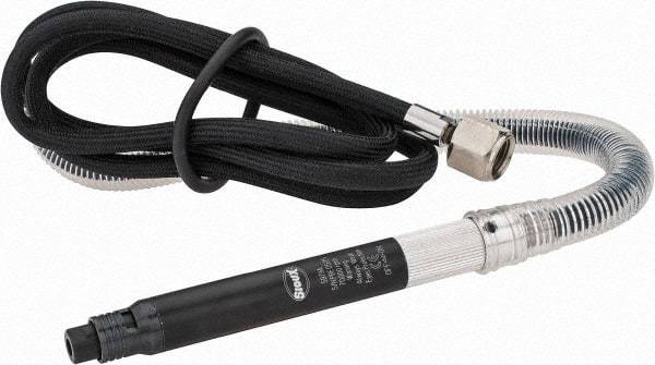 Sioux Tools - 1/8" Collet, Straight Handle, Straight Air Die Grinder - 70,000 RPM, Remote Exhaust, 21.2 CFM, 0.1 hp, 6.21 bar - Apex Tool & Supply