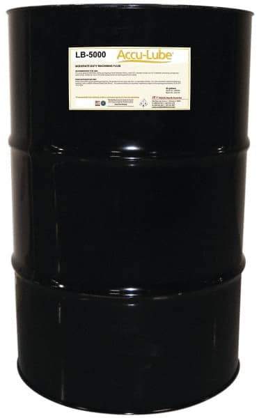 Accu-Lube - Accu-Lube LB-5000, 55 Gal Drum Cutting & Sawing Fluid - Natural Ingredients, For Machining - Apex Tool & Supply