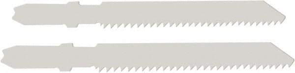 Disston - 3-1/2" Long, 12 Teeth per Inch, Bi-Metal Jig Saw Blade - Toothed Edge, 0.06" Thick, U-Shank, Raker Tooth Set - Apex Tool & Supply