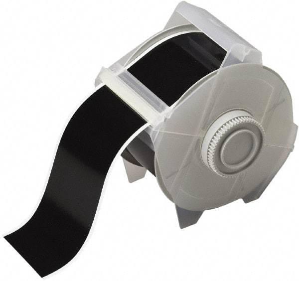 Brady - 2-1/4" Wide x 1,200" Long, Black Vinyl Tape - For Globalmark Industrial Labeling System - Apex Tool & Supply