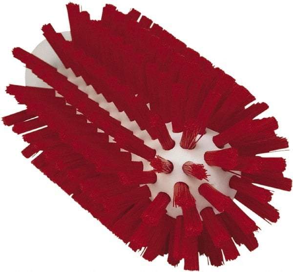 Vikan - 2-1/2" Diam Polyester Tube Brush - 6" OAL, 5-1/4" Head Length, Polypropylene Handle - Apex Tool & Supply
