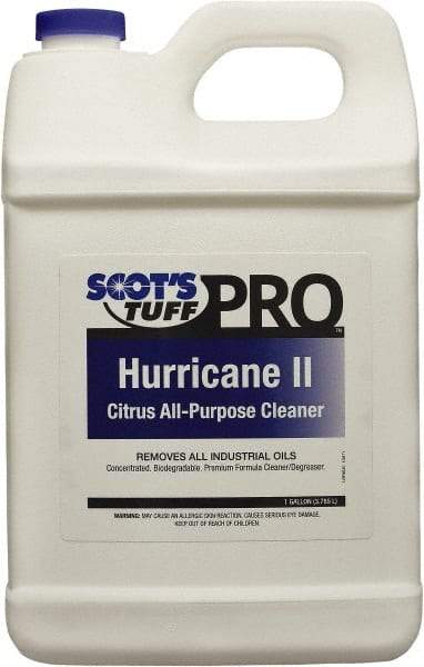 Scot's Tuff - 1 Gal Bottle Oil Removal - Liquid, Biodegradable Cleaner & Degreaser, Citrus - Apex Tool & Supply