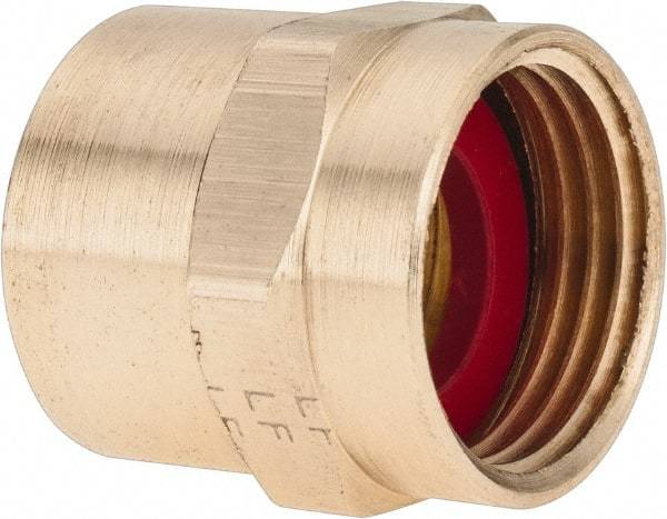 ANDERSON METALS - 3/4 FGHT & 3/4 FPT Garden Hose Female x FIP - Lead Free Brass, Female Hose to Female Pipe Connector - Apex Tool & Supply