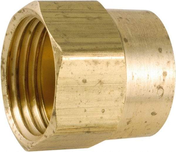 ANDERSON METALS - 3/4 FGHT & 1/2 FPT Garden Hose Female x FIP - Lead Free Brass, Female Hose to Female Pipe Connector - Apex Tool & Supply