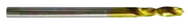 0.59mm Dia-Cobalt Micro Drill-118° Point-TiN - Apex Tool & Supply