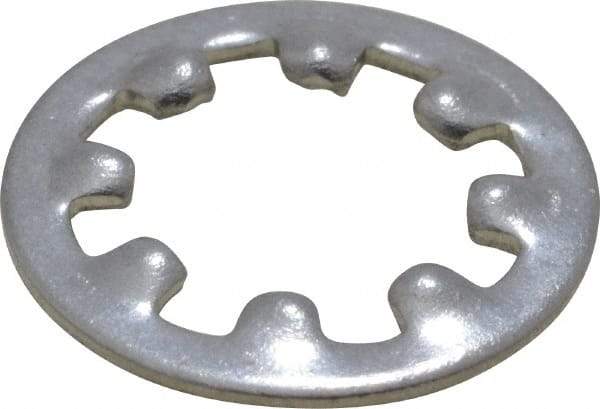 Value Collection - M5 Screw, 5.3mm ID, Stainless Steel Internal Tooth Lock Washer - 10mm OD, Uncoated, Grade 18-8 & Austenitic A2 - Apex Tool & Supply