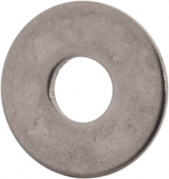 Value Collection - M5 Screw, Grade 316 Stainless Steel Fender Flat Washer - 5.3mm ID x 15mm OD, Plain Finish - Apex Tool & Supply