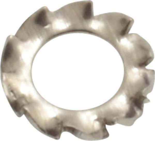 Value Collection - M3 Screw, 3.2mm ID, Stainless Steel External Tooth Lock Washer - 6mm OD, Uncoated, Grade 316 & Austenitic A4 - Apex Tool & Supply