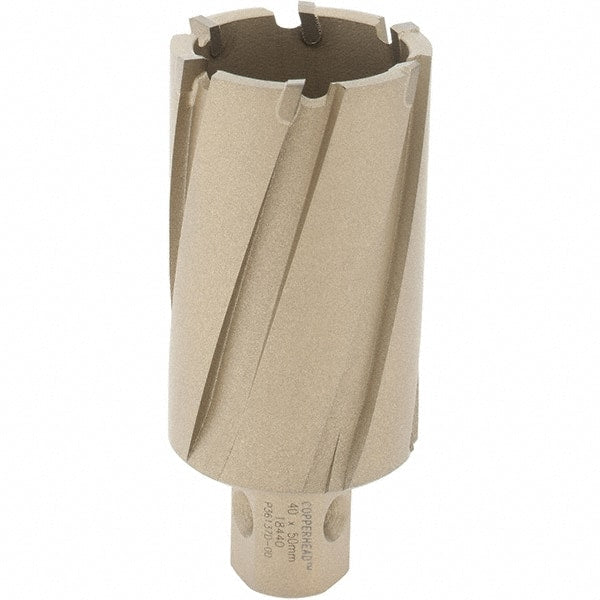 Hougen - 40mm Diam x 2" Deep Carbide-Tipped Annular Cutter - Apex Tool & Supply