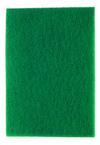 3-1/4 x 6-1/4 x 3/4" - Green/Yellow; Scour-N-Sponge Pad; Aluminum Oxide; Very Fine - Apex Tool & Supply