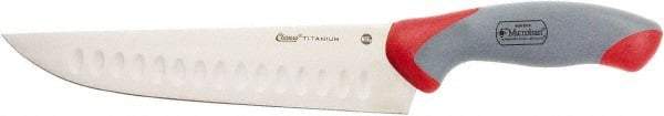 Clauss - 8" Long Blade, Titanium Bonded Stainless Steel, Fine Edge, Chef's Knife - 17" OAL - Apex Tool & Supply