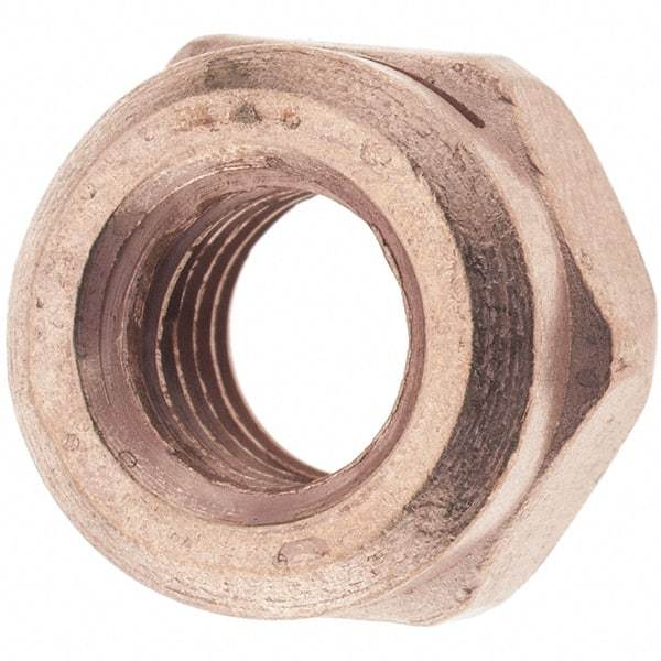 Value Collection - M10x1.50 Steel Washer Hex Nut - 10mm High, Copper Finish - Apex Tool & Supply
