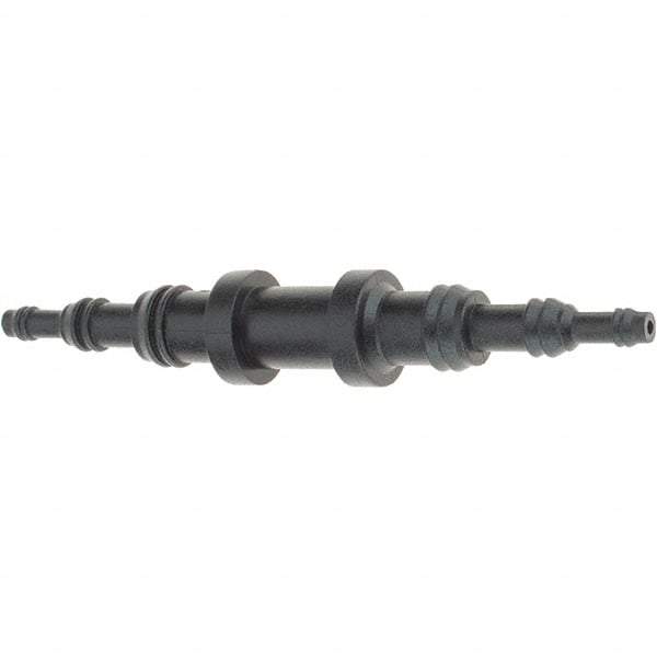 Value Collection - Plastic Straight Automotive Vacuum Connector - 1/8 x 1/4 x 3/8" Fitting - Apex Tool & Supply