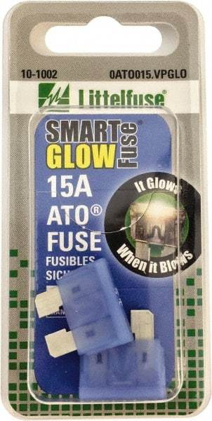 Value Collection - 15 Amp, Automotive Fuse - Blue, Littlefuse ATO015 - Apex Tool & Supply