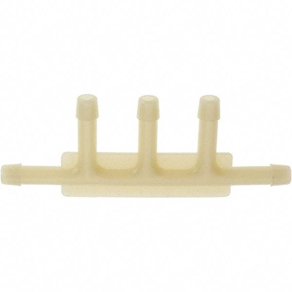 Value Collection - Nylon Five-Way Automotive Vacuum Connector - 3/16 x 3/16 x 3/16 x 3/16 x 3/16" Fitting - Apex Tool & Supply