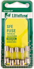 Value Collection - 32V AC/DC, 4 Amp, Fast-Acting Miniature Glass/Ceramic Fuse - 5/8" OAL, 1/4" Diam - Apex Tool & Supply