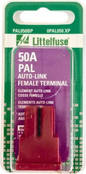 Value Collection - 50 Amp, Automotive Fuse - Red, Littlefuse PAL050 - Apex Tool & Supply