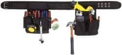 CLC - 29 to 46" Waist Apron - 20 Pocket, Black, Polyester - Apex Tool & Supply