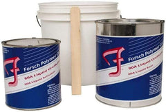 Forsch Polymer Corp - 10 Lb Kit Tan Polyurethane Castable Rubber - 100°F Max Operating Temp, 30 min Tack Free Dry Time, 24 hr Full Cure Time, Series URS 5180 - Apex Tool & Supply
