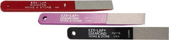 Value Collection - Coarse, Medium & Fine, 2" Length of Cut, Single End Diamond Hone - 250 Grit, 3/4" Wide x 3/16" High - Apex Tool & Supply