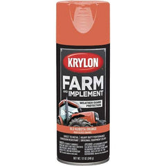 Krylon - Kubota Orange, 12 oz Net Fill, Gloss, Farm & Equipment Spray Paint - 12 oz Container, Use on Equipment - Apex Tool & Supply