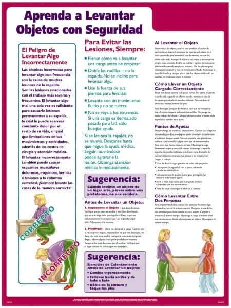ComplyRight - Regulatory Compliance General Safety & Accident Prevention Training Kit - Spanish, 18" Wide x 24" High - Apex Tool & Supply