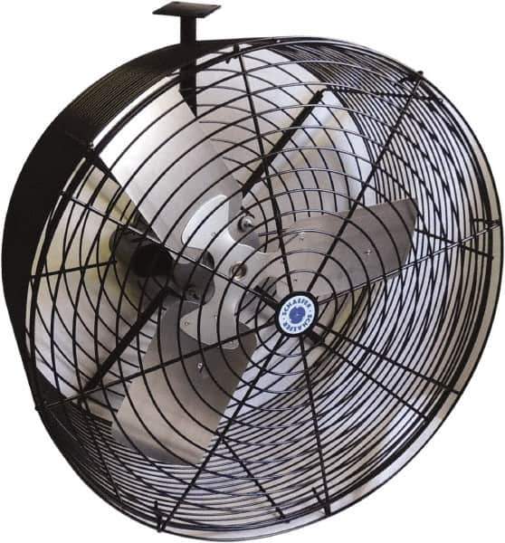 Schaefer Ventilation Equipment - 20" Blade, 1/2 hp, 5,830 CFM, Industrial Circulation Fan - Ceiling Mount, 1 Speed - Apex Tool & Supply