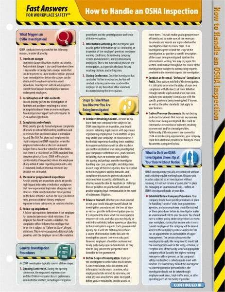 ComplyRight - Regulatory Compliance Hazmat, Spill Control & Right to Know Training Kit - English, 11" Wide x 17" High - Apex Tool & Supply