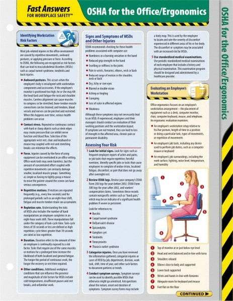ComplyRight - Regulatory Compliance Hazmat, Spill Control & Right to Know Training Kit - English, 11" Wide x 17" High - Apex Tool & Supply