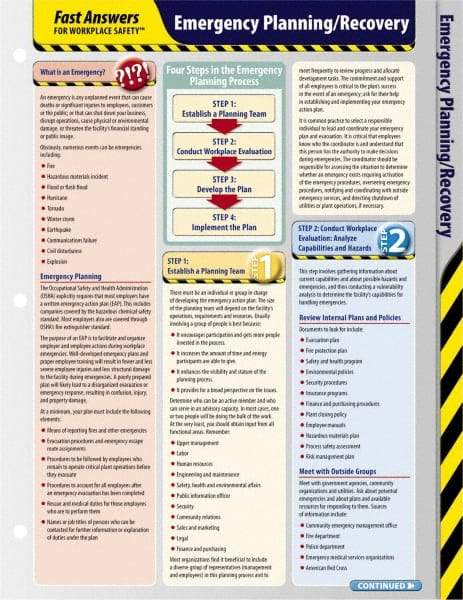 ComplyRight - Regulatory Compliance Hazmat, Spill Control & Right to Know Training Kit - English, 11" Wide x 17" High - Apex Tool & Supply